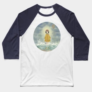 Girl and the Sea Baseball T-Shirt